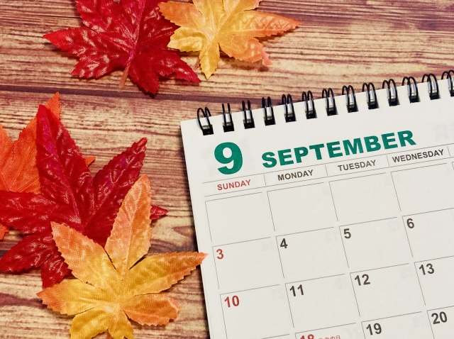9月カレンダー