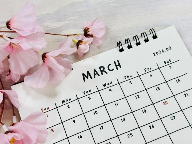 3月カレンダー